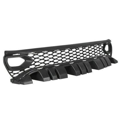 Solid Spare Front Upper Grille Grill With 2 Side Bezels FOR 2015-2023 Dodge Charger SRT GT
