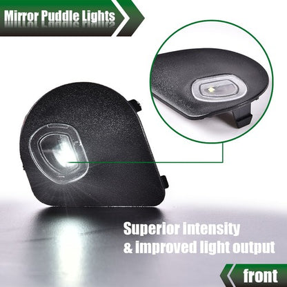 Solid Spare New Fit For 2010-2019 Dodge Ram 1500 2500 3500 4500 5500 Mirror Puddle Lights