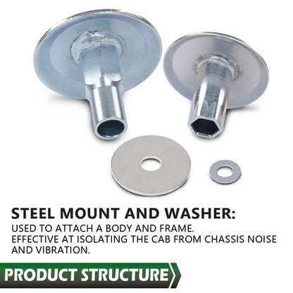 Solid Spare Fit For 08-16 Ford F-250 F-350 Super Duty Blue Body Cab Mount Kit KF04060BK