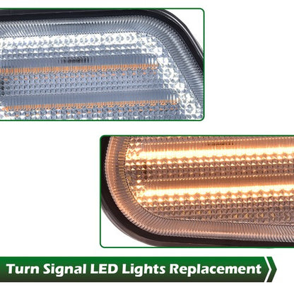 Solid Spare Fit For 98-02 Pontiac Firebird Trans Am Smoke LED Turn?Signal Parking Lights