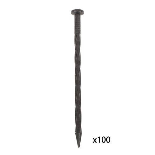 Solid Spare 80ft Landscape Edging with 100 Spikes Garden Edging for Lawn 2 Inch Tall