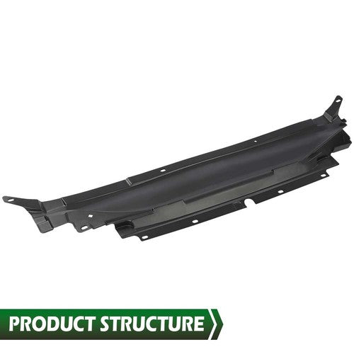 Solid Spare Fit For 13-18 Ford Fusion Upper Radiator Support Cover Sight Shield Black