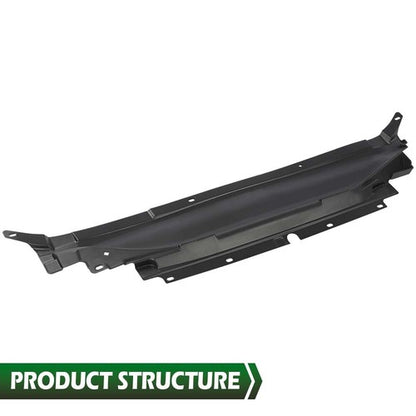 Solid Spare Fit For 13-18 Ford Fusion Upper Radiator Support Cover Sight Shield Black