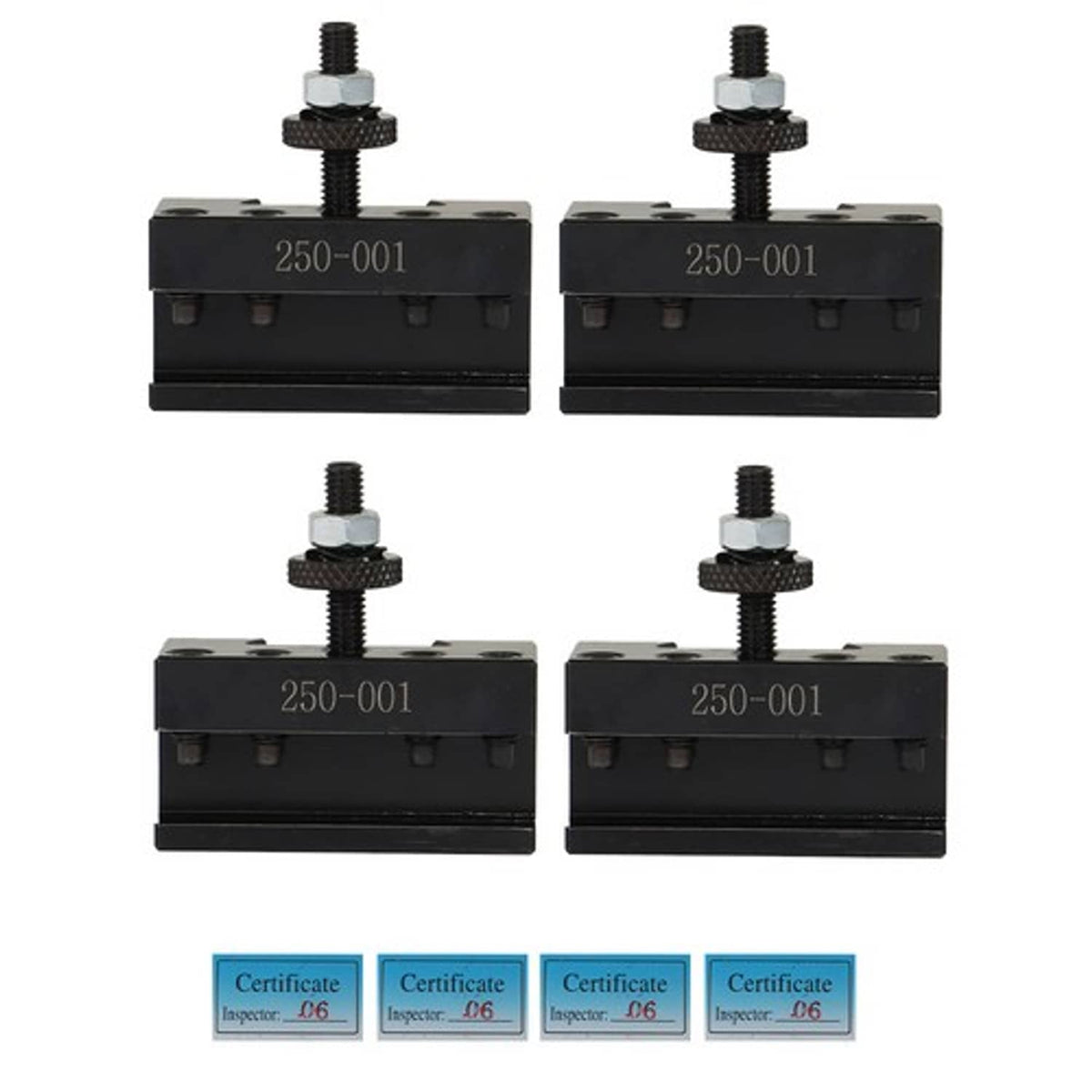 Solid Spare New OXA 250-001 4Pcs OXA #1 Quick Change Turning & Facing Lathe Tool Post Holder