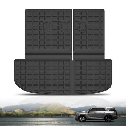 Solid Spare Fit For 2020-2025 Hyundai Palisade All Weather TPE Rear Cargo Liner Trunk Mat