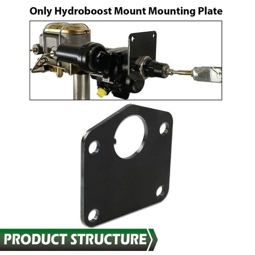 Solid Spare Fit For 67-72 Chevy C10 Pickup Truck Hydroboost Mount Mounting Plate Anti-spin