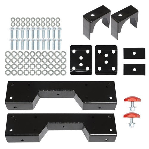 Solid Spare For 1988-1998 Chevy Silverado C1500 Pickup C-Notch Rear Support & Drop Flip Kit