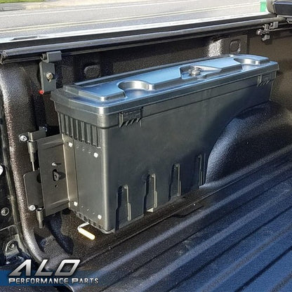 Solid Spare Truck Bed Storage Box Tool Box Left+Right Fit For 02-18 Dodge Ram 1500 2500 3500
