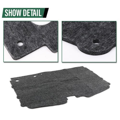 Solid Spare Hood Insulation Pad 1/2" With Clips Fit For 88-98 Chevrolet C1500 C2500 C3500