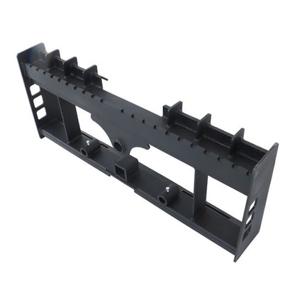 Solid Spare Heavy-Duty Pallet Fork Frame W Receiver Hitch & Spear Sleeves Skid Steer 4000lb