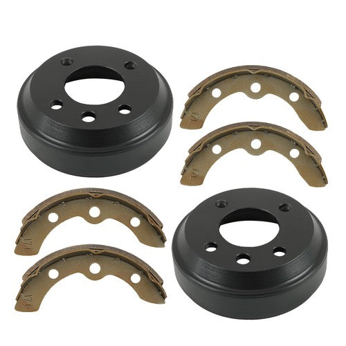 Solid Spare Brake Drums Shoes Kit 1982-1992 For Yamaha G1, G2, G8, G9 Gas/Electric Golf Cart