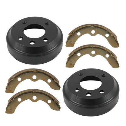 Solid Spare Brake Drums Shoes Kit 1982-1992 For Yamaha G1, G2, G8, G9 Gas/Electric Golf Cart