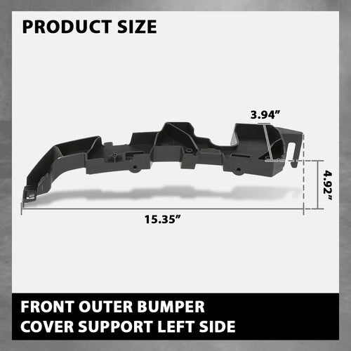 Solid Spare Front Left Side Outer Bumper Cover Support Fit For 21-24 Audi Q5 SQ5 80A807277D