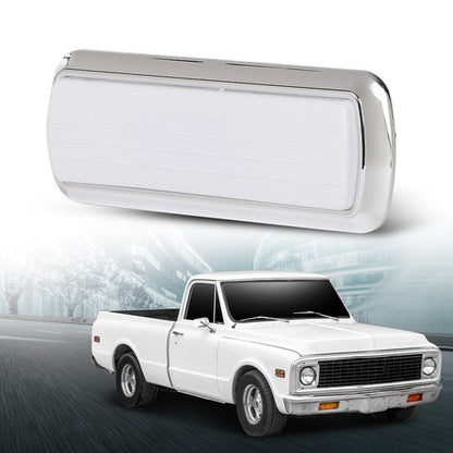 Solid Spare Fit For 1960-1972 Chevy GMC Pickup Truck C/K Chrome Dome Light Lamp Assembly