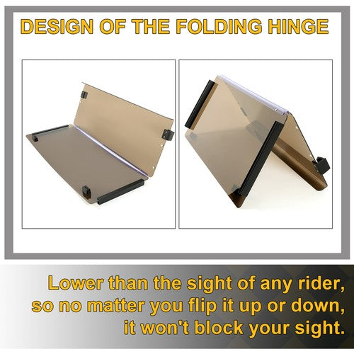 Solid Spare Tinted Fold Down Golf Cart Windshield Windscreen For EZGO Marathon 1986-1994.5