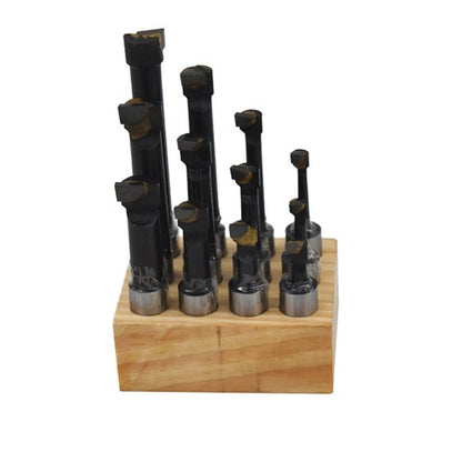 Solid Spare 5/8" BORING BAR SET PRO QUALITY 12 PCS CARBIDE TIPPED BARS 5/8" SHANK LATHE TOOL