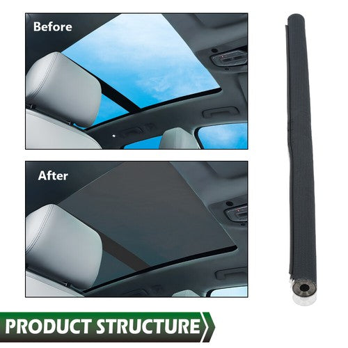 Solid Spare Fit For VW Volkswagen Tiguan Jetta Audi Q5 Black Sunroof Shade Cover Assembly