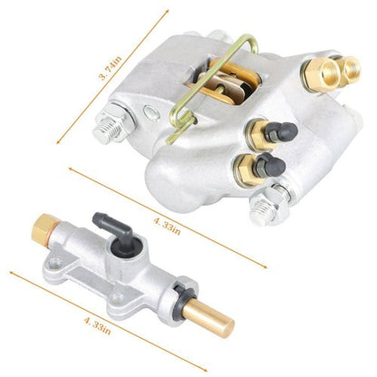 Solid Spare For Polaris Sportsman 500 4x4 HO1998-2002 Rear Brake Caliper + Master Cylinder