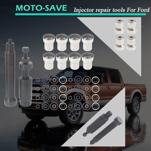 Solid Spare For Ford Powerstroke 6.0L 2003-10 Injector Sleeve Cup Removal Tool Install Kit