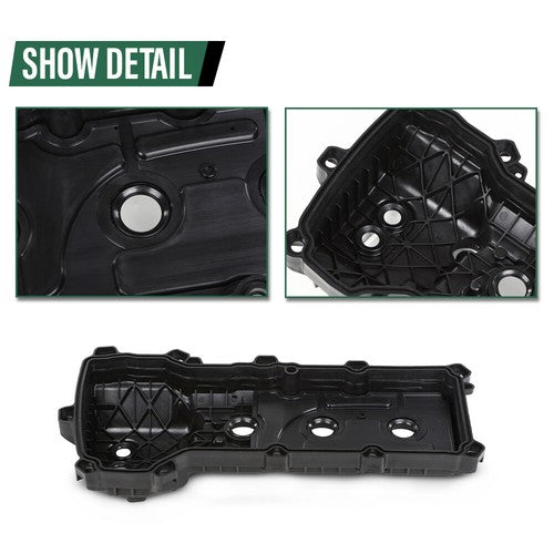 Solid Spare Engine Valve Cover w/ Gasket Fit For Ford Explorer F-150 Taurus 3.5L 3.7L DOHC