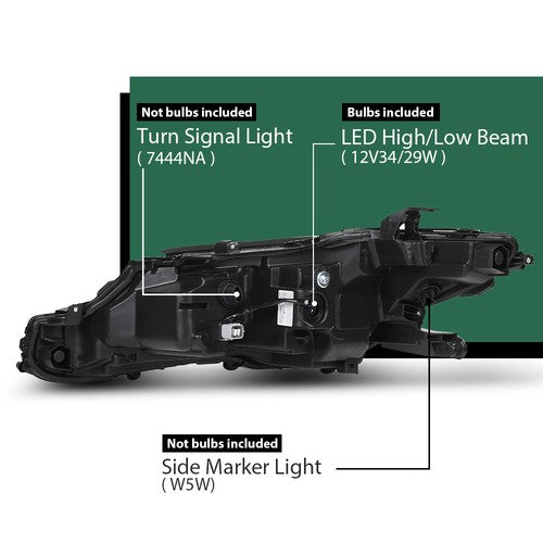 Solid Spare Fit For 2018 -2022 Toyota Camry LE SE Passenger Side Headlamp Headlight Right