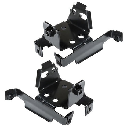 Solid Spare LH&RH 2 Pc Front Bumper Bracket Black Fit For 2011-2014 GMC Sierra 2500/3500 HD