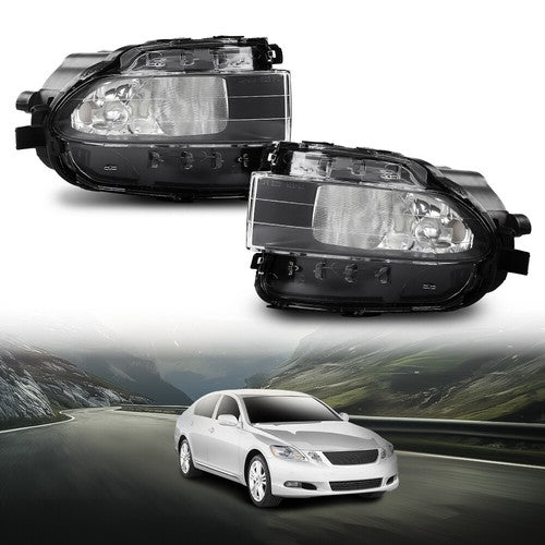 Solid Spare Fog Lights Driving Lamps Fit For 2006-2011 Lexus GS300 GS430 GS350 GS450h GS460