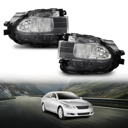 Solid Spare Fog Lights Driving Lamps Fit For 2006-2011 Lexus GS300 GS430 GS350 GS450h GS460