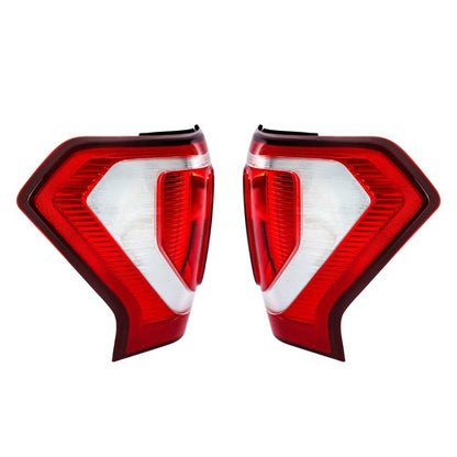 Solid Spare Clear&Red Tail Lights For Ford Expedition 2018-2021 Right+Left Side Halogen Type