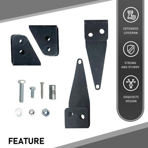 Solid Spare Heavy Duty 2" Front & Rear ATV Lift Kit Fit For 1998-2004 Honda TRX450 Foreman