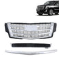 Solid Spare Upper Grille With Hood Molding And Lower Face Bar For Cadillac Escalade 15-20
