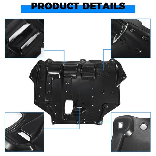 Solid Spare Engine Splash Shield For 12-18 Ford Focus 2.0L Engine Naturally Aspirated Center