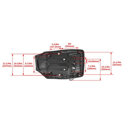 Solid Spare Complete Seat For Honda Foreman 400 FourTrax TRX400FW 1995-2004 77100-HM7-A00ZA
