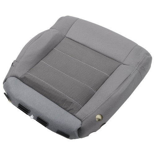 Solid Spare Suit For Jeep Wrangler 2007-2012 Passenger Bottom Seat Cover&Foam Cushion Gray