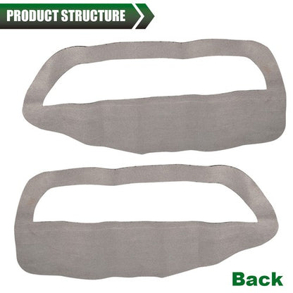 Solid Spare Fit For 05-09 Ford Mustang Door Panel Insert Card Cover Kit Leather 2Pcs