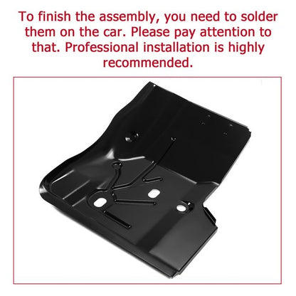 Solid Spare For 97-06 Jeep Wrangler TJ 2 Door Front Floor Pan Passenger Side Black #0485-220