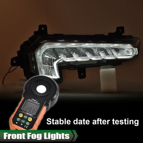 Solid Spare Fit For 2016-2018 Chevrolet Malibu XL LED DRL Daytime Running Lamp Fog Lights