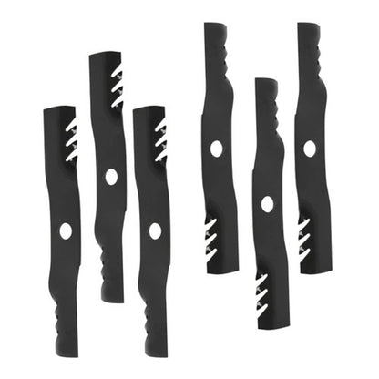 Solid Spare Fit For Kubota 60" K5955-34360 K5955-97530 396-816 6 Pcs Gator Lawn Mower Blades