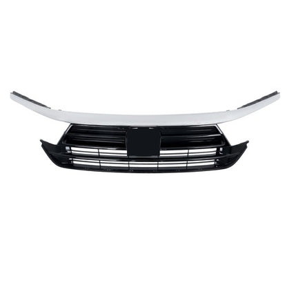 Solid Spare Front Grille Grill With Chrome Trim Replacement For Honda Odyssey 2021 2022 2023