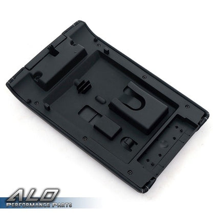 Solid Spare Leather Center Console Arm Rest Lid Cover Black Fit For 09-14 Ford F-150 Pickup