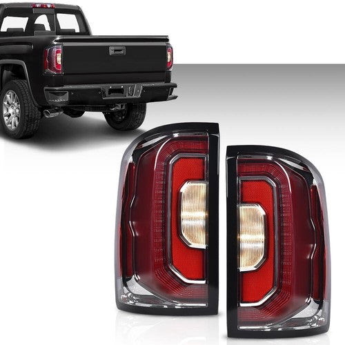Solid Spare LED Rear Tail Lights Fit For 2016 2017 2018 GMC Sierra 1500 Tail Lamp Left&Right