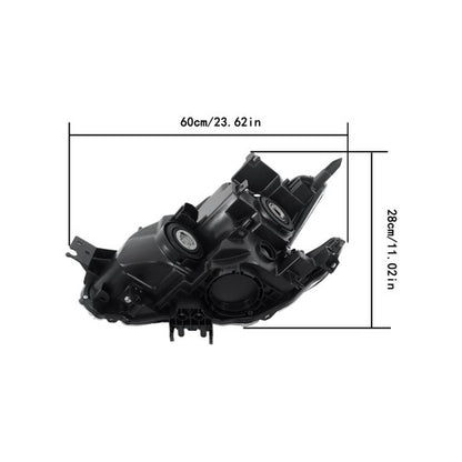 Solid Spare For Nissan Maxima 2009-2014 Chrome Halogen RH+LH Headlights Assembly Projector