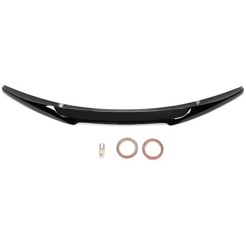 Solid Spare Rear Trunk Spoiler Rear wing For 19-25 BMW G20 330i G80 M3 Gloss Black M4 Style