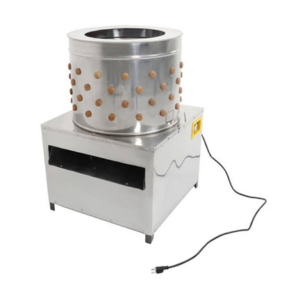 Solid Spare Chicken Plucker Machine 110V/60HZ Poultry De-Feather Stainless Steel Drum 1500W