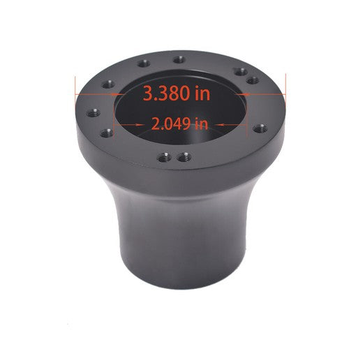 Solid Spare Fits For EZGO TXT / RXV Golf Carts Steering Wheel Hub Adapter Black New USA