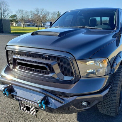 Solid Spare Universal 25.2"×25.2" Hood Scoop Vent For Challenger Sliverado Nissan Titan