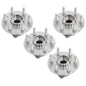 Solid Spare 4pc For Cadillac SRX 2010 2011 2012 2013-2016 Front Rear Wheel Bearing Hub Kit