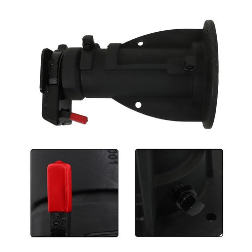 Solid Spare New C5G 12''-16'' Adjustable Cushioned 5th Wheel to Gooseneck Adapter Black
