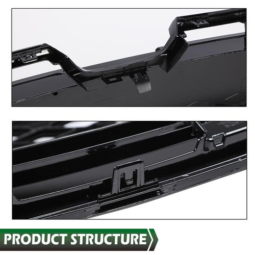 Solid Spare Front Bumper Lower Grille Grill Fit For 2017 2018 2019 Toyota Corolla SE XSE