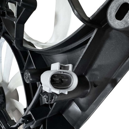 Fit 2012-2017 Toyota Camry Dual Radiator and Cooling Condenser Fan w/Kettle